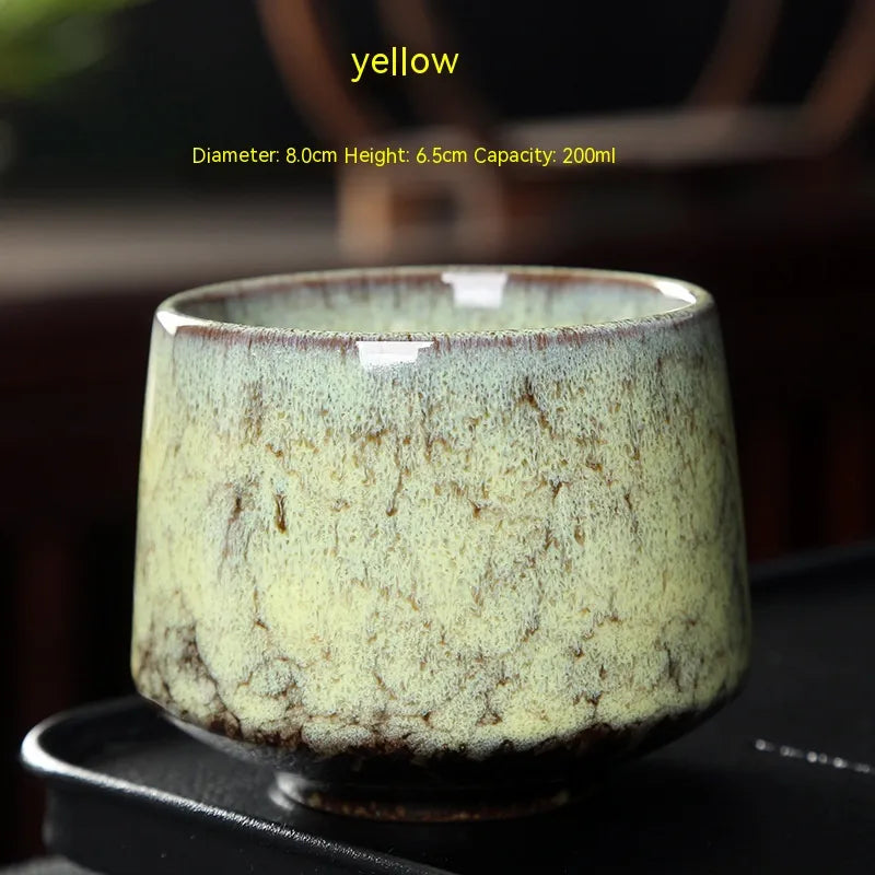 Retro Stoneware Ceramic Cup