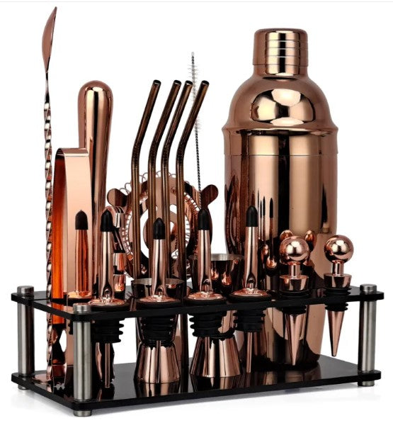 20pc Complete Boston Shaker Bar Set