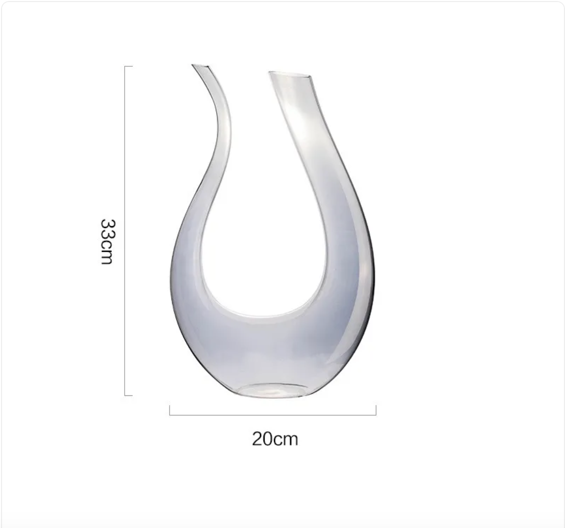 Elegant U-Shape Crystal Dispenser