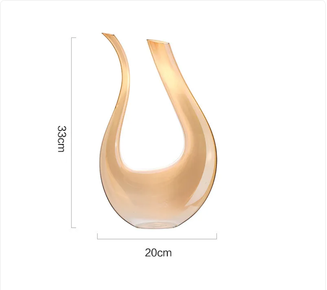 Elegant U-Shape Crystal Dispenser