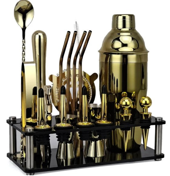 20pc Complete Boston Shaker Bar Set